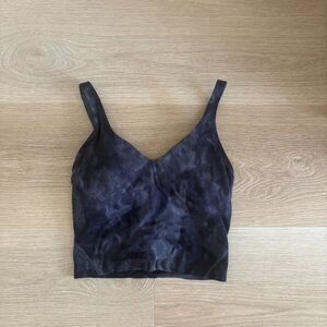 Lululemon Align Tank Diamond Dye Lunar Rock True Navy Size 2